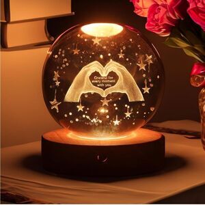 Taylor Swift Inspired 3D Crystal Ball Night Light